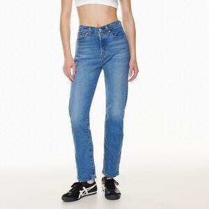 Levi's Wedgie Straight Blue Denim Jeans size 30